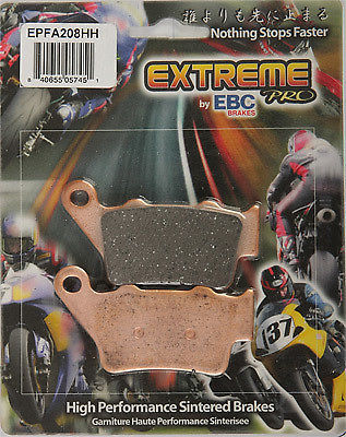 EBC Brakes EPFA Sintered Fast Street and Trackday Pads Rear - EPFA208HH EBC Brakes EPFA Sintered Fast Street and Trackday Pads Rear - EPFA208HH